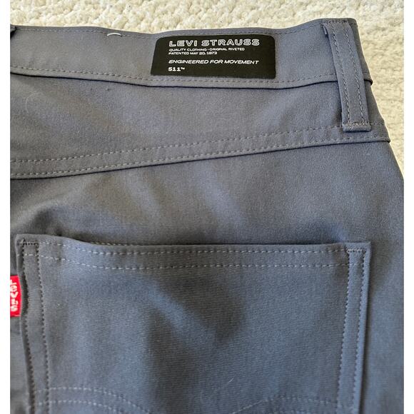 Levis Mens 511 Slim Tech Pants Size 33 - Picture 10 of 12